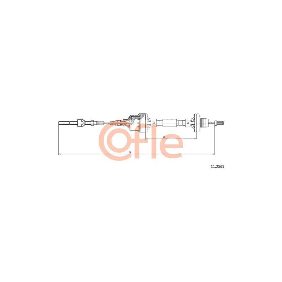 Cofle 11.2561 Clutch Cable