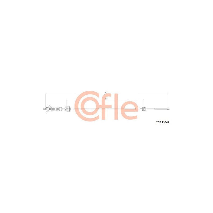 Cofle 92.2Cb.Fi049 Cable, Manual Transmission