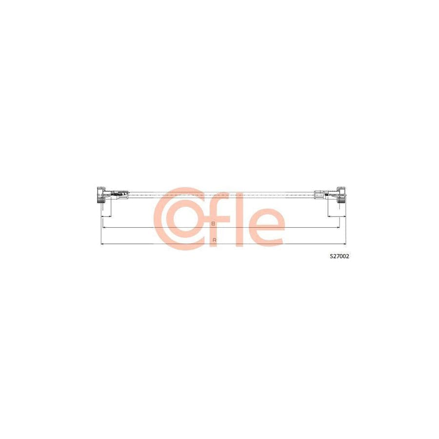 Cofle S27002 Speedometer Cable For Skoda Favorit