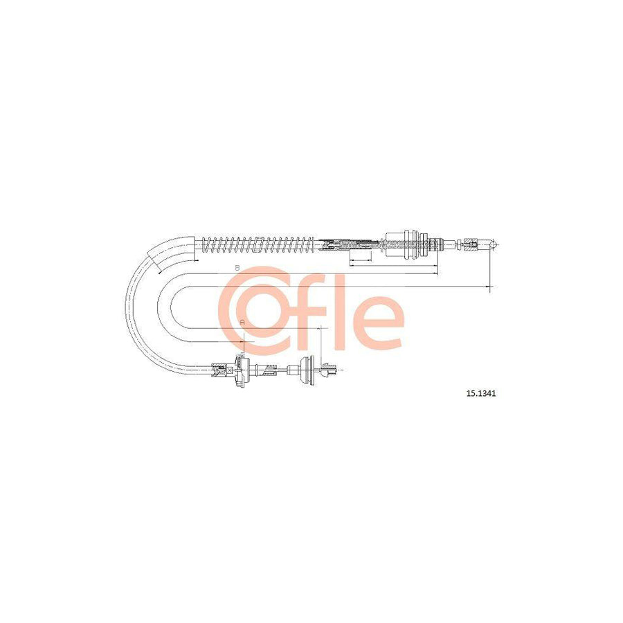 Cofle 15.1341 Clutch Cable