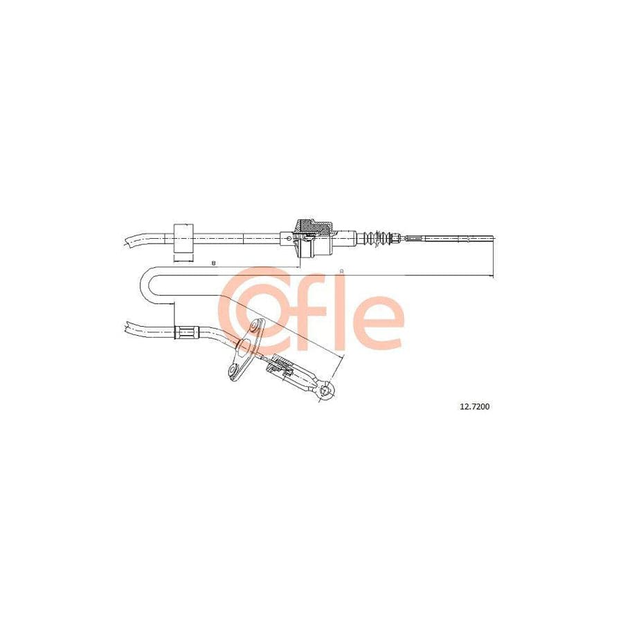 Cofle 92.12.7200 Clutch Cable