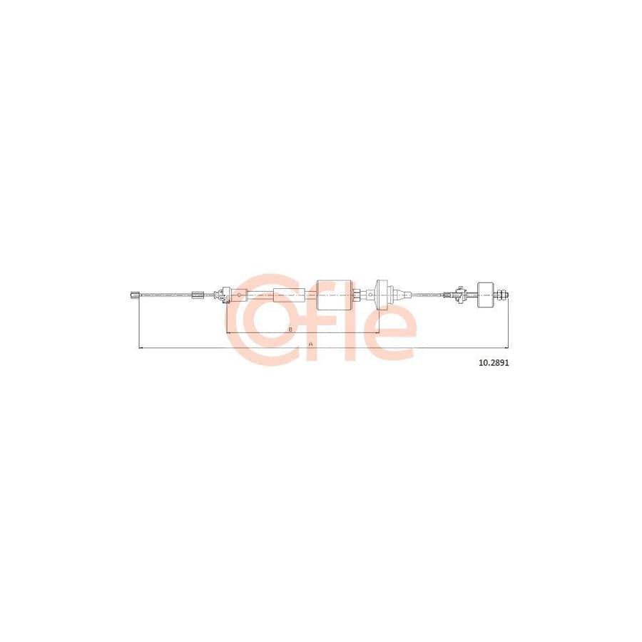 Cofle 92.10.2891 Clutch Cable