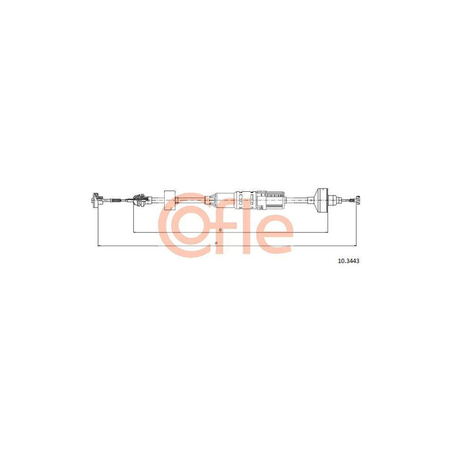 Cofle 92.10.3443 Clutch Cable