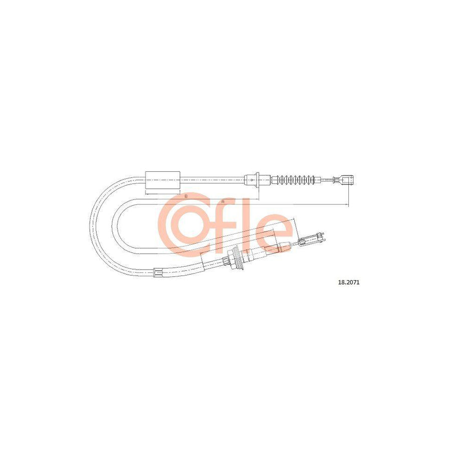 Cofle 92.18.2071 Clutch Cable