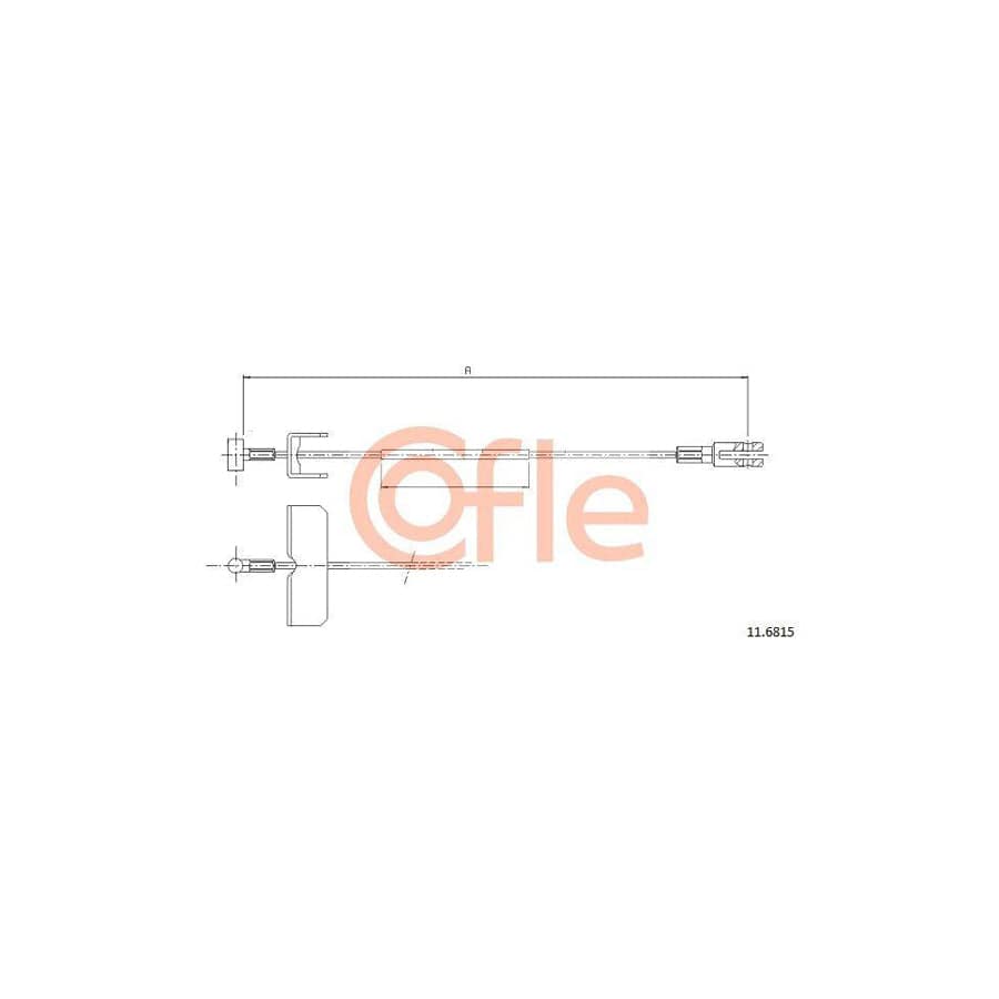 Cofle 11.6817 Hand Brake Cable