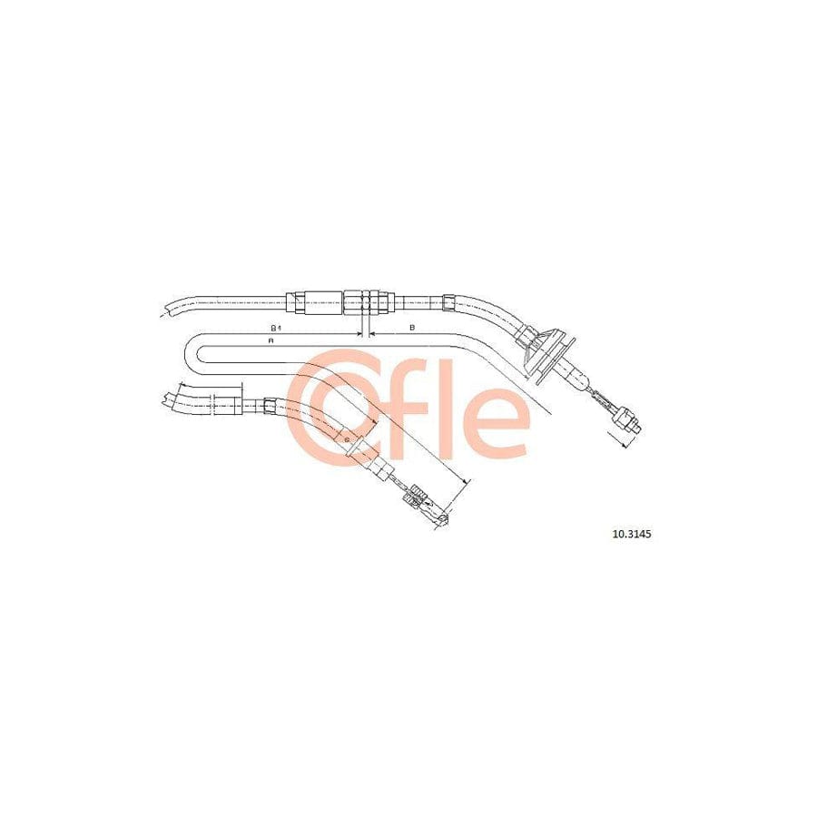 Cofle Bh.Vk057 Brake Hose