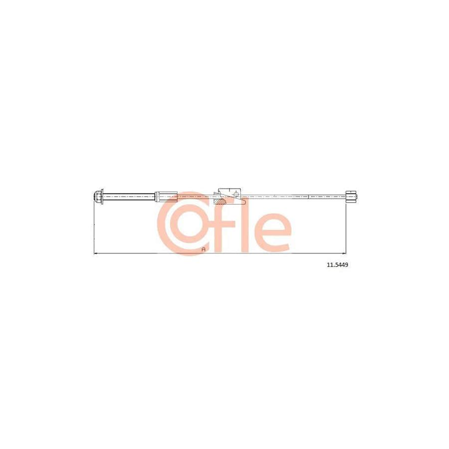 Cofle 11.5449 Hand Brake Cable