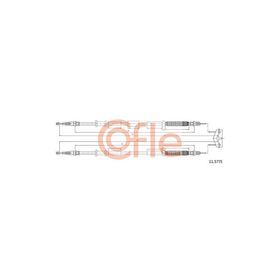 Cofle 92.11.5775 Hand Brake Cable