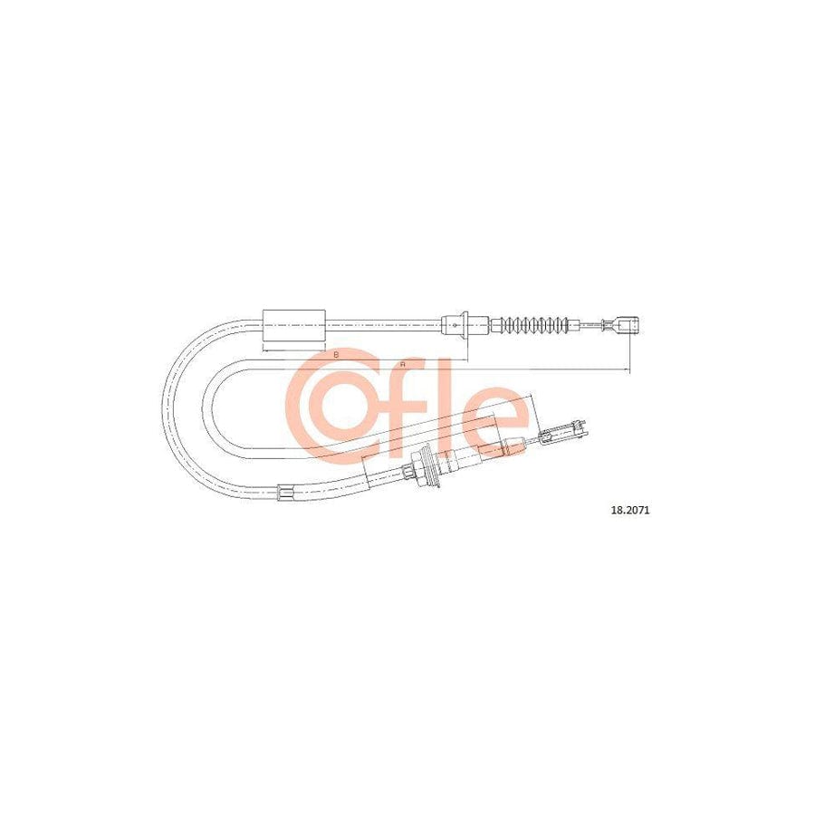 Cofle 18.2071 Clutch Cable