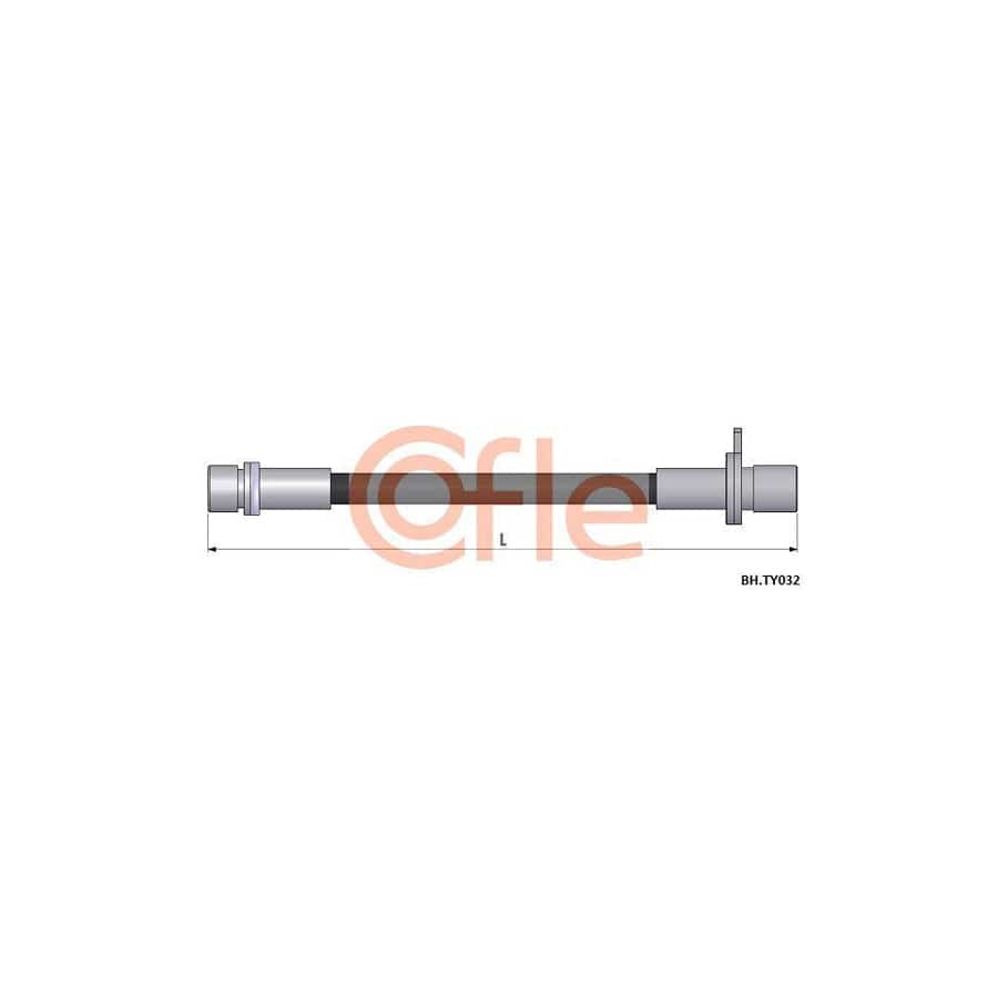 Cofle S07044 Speedometer Cable For Fiat Fiorino