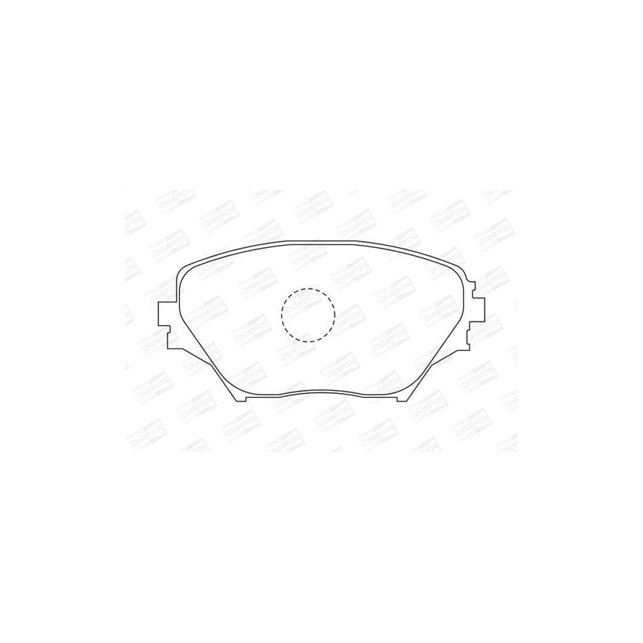 Champion 572487CH Brake Pad Set For Toyota Rav4 Ii Off-Road (Xa20)