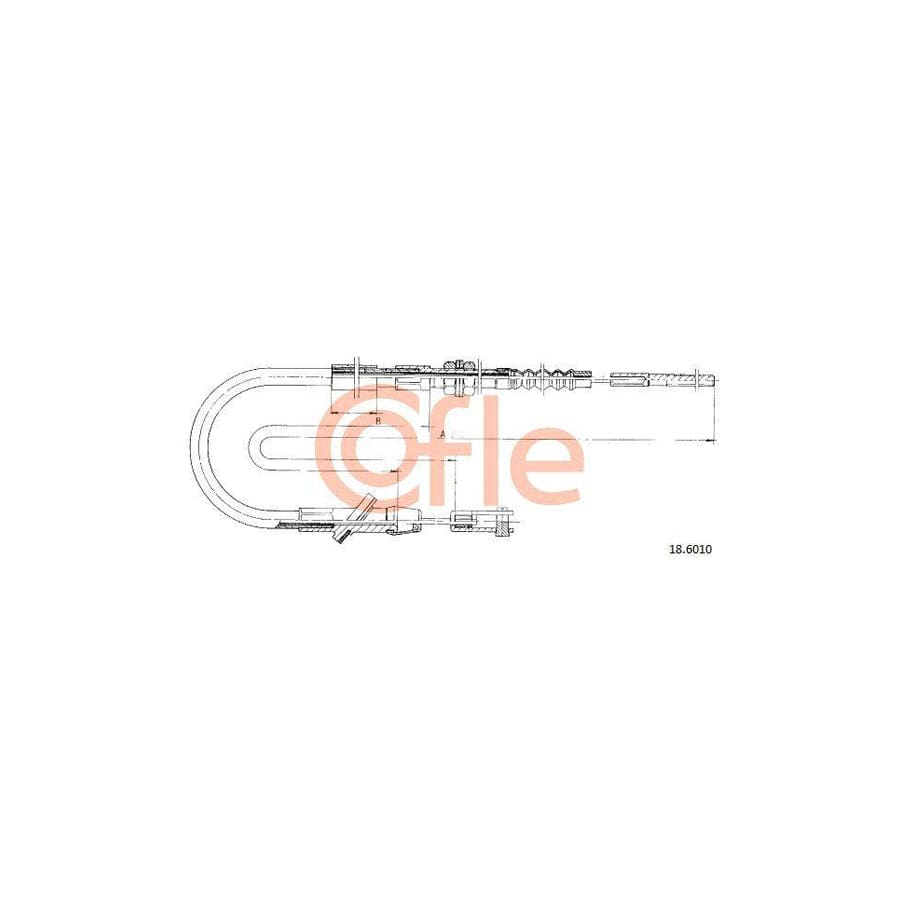 Cofle 92.18.6010 Clutch Cable