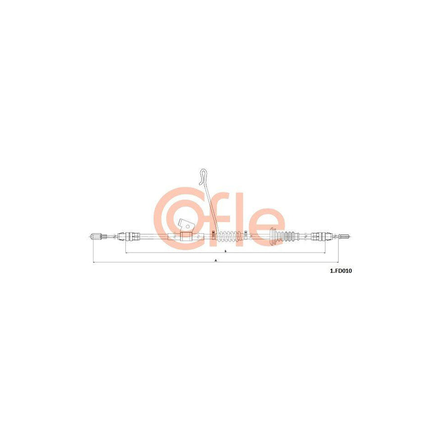 Cofle 1.Fd010 Hand Brake Cable