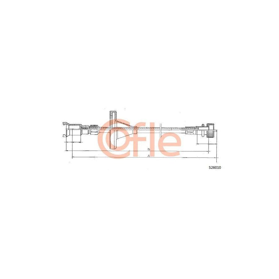 Cofle S26010 Speedometer Cable