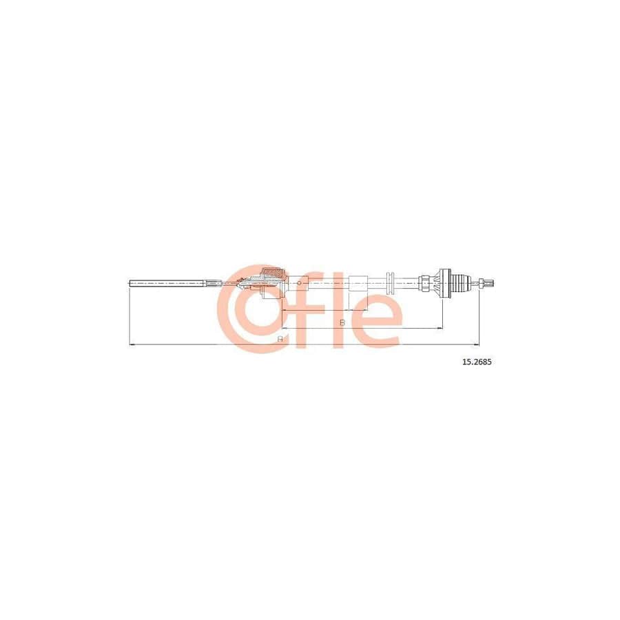 Cofle 15.2685 Clutch Cable