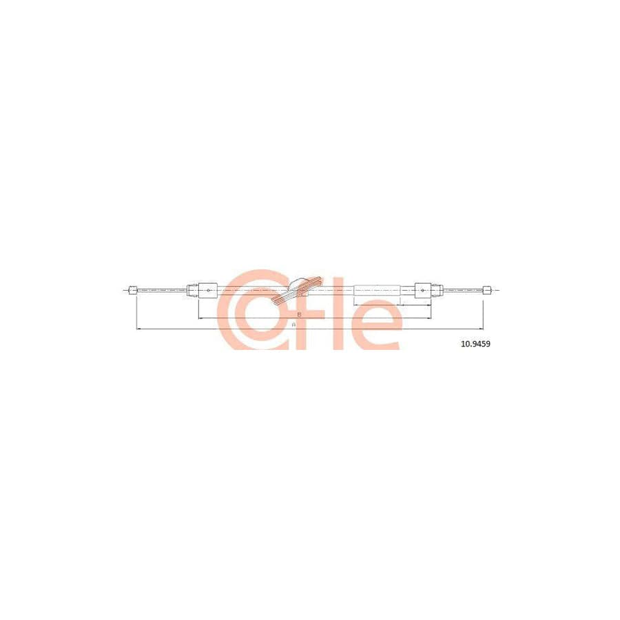 Cofle 92.10.9459 Hand Brake Cable