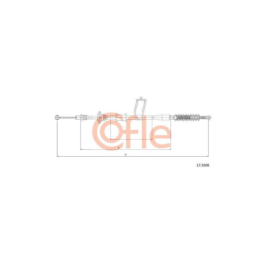 Cofle 17.3508 Hand Brake Cable