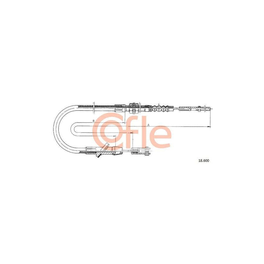 Cofle 18.600 Clutch Cable