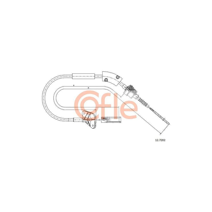 Cofle 92.12.7202 Clutch Cable