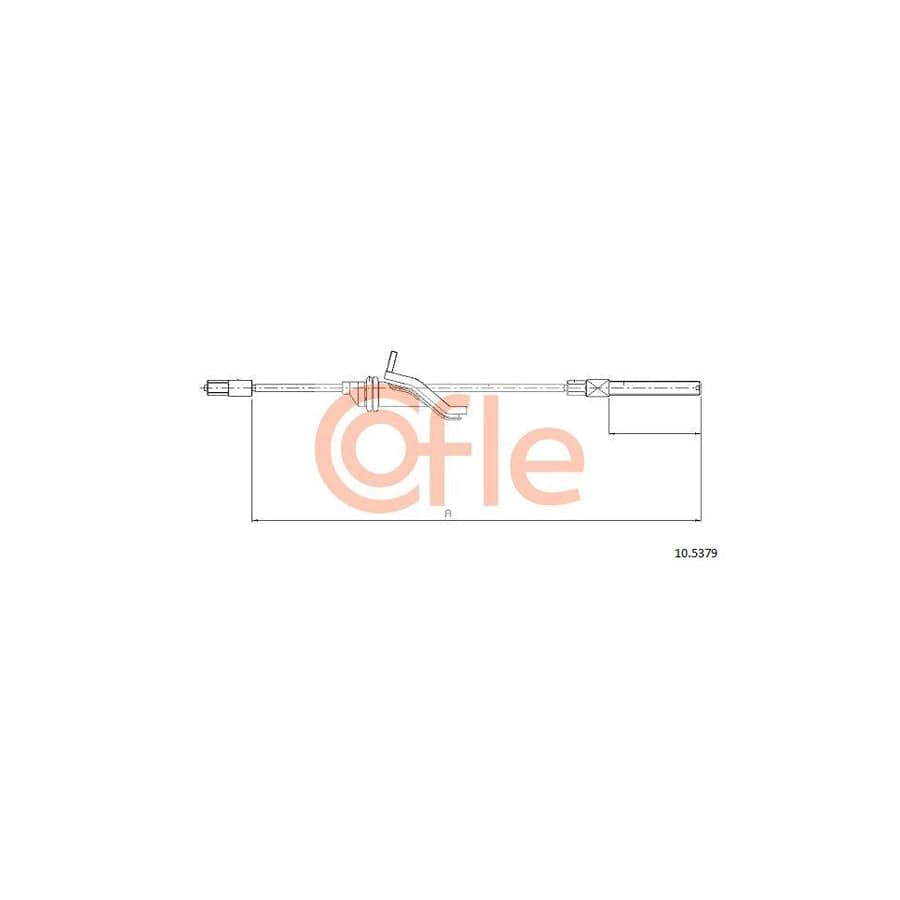 Cofle 92.10.5379 Hand Brake Cable