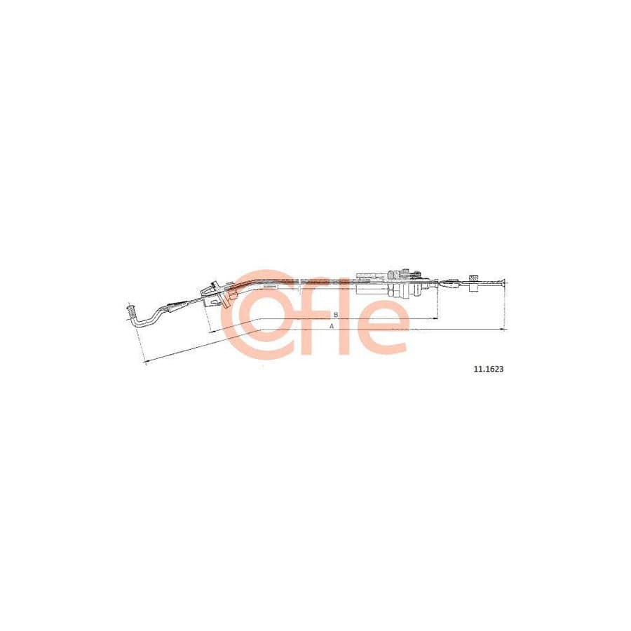 Cofle 92.11.1623 Throttle Cable For BMW 3 Series