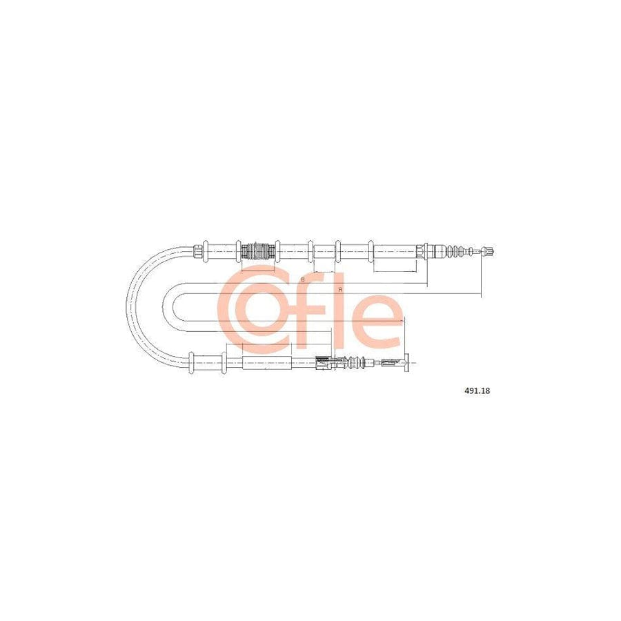 Cofle Bh.Dw002 Brake Hose