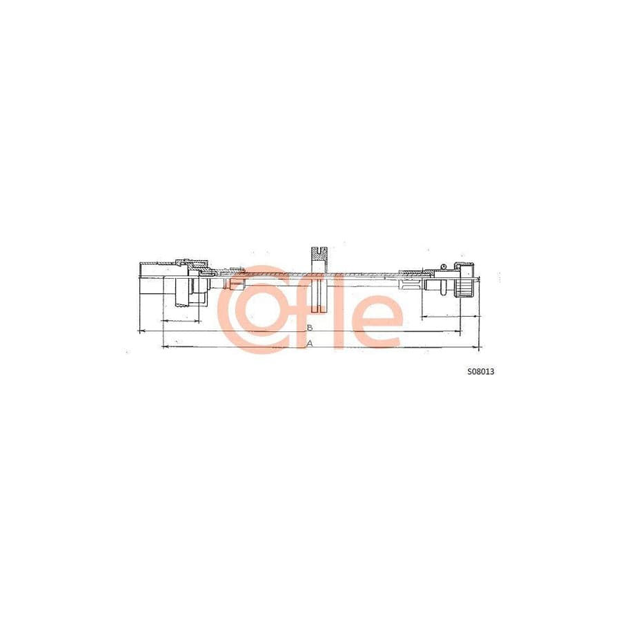 Cofle 92.S08013 Speedometer Cable