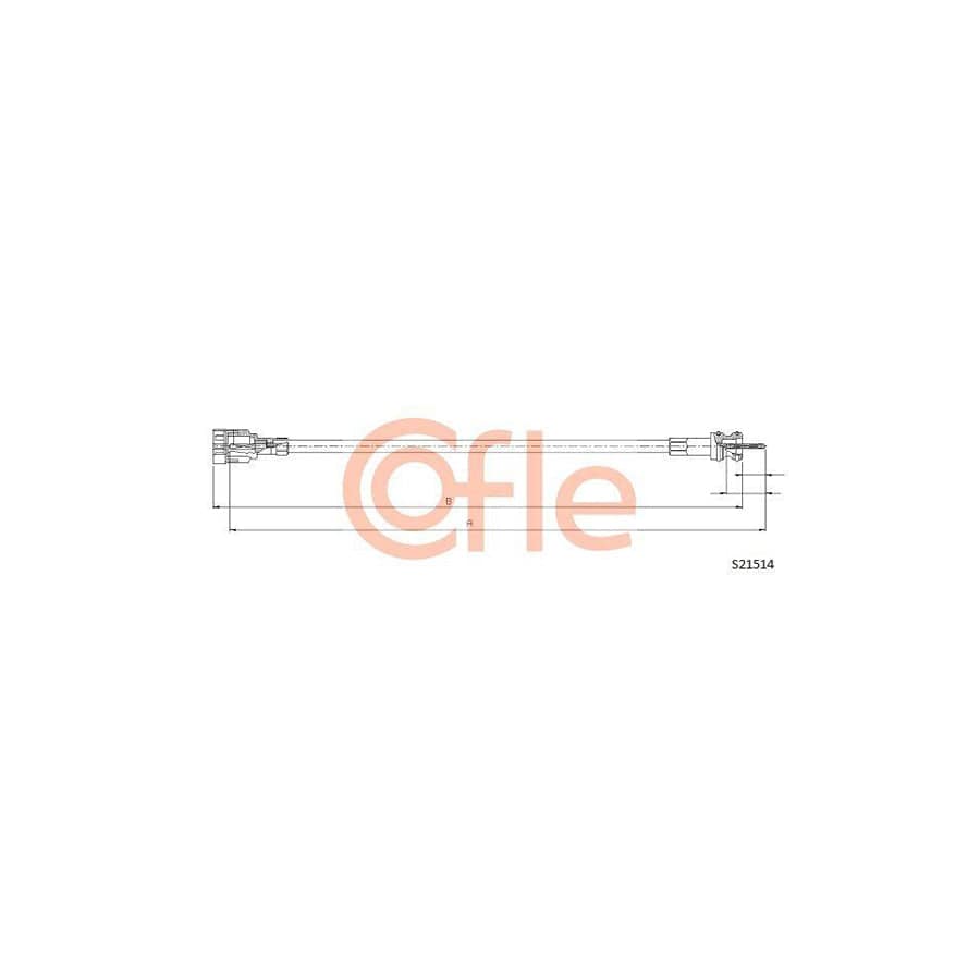 Cofle S21514 Speedometer Cable