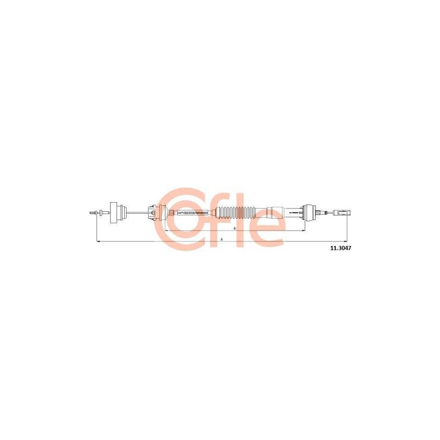 Cofle 11.3047 Clutch Cable