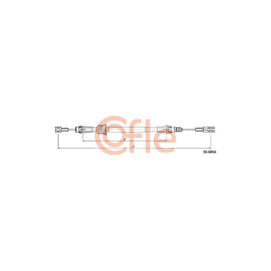 Cofle 10.6856 Hand Brake Cable