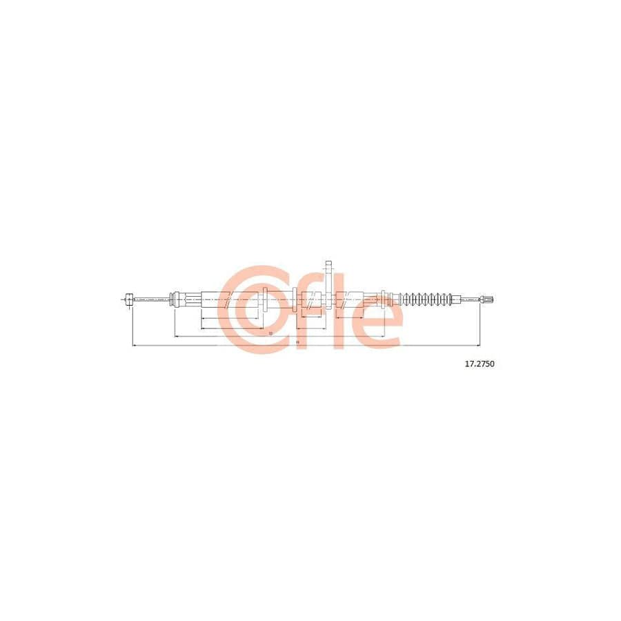 Cofle 17.2750 Hand Brake Cable