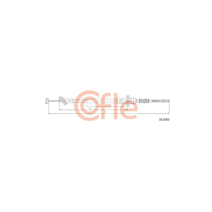 Cofle 18.3502 Clutch Cable