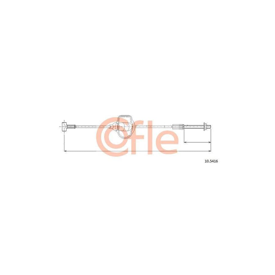 Cofle 92.10.5416 Hand Brake Cable