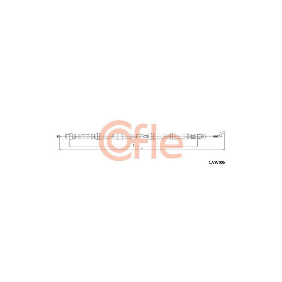 Cofle 1.Vk006 Hand Brake Cable