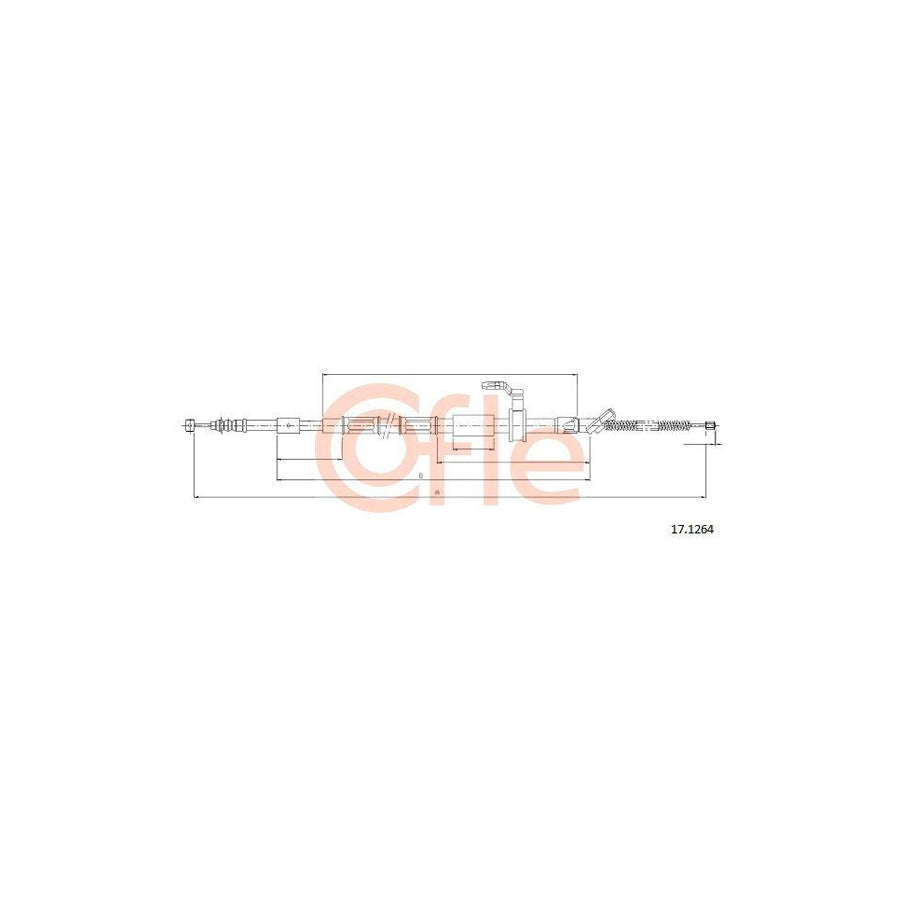 Cofle 17.1264 Hand Brake Cable