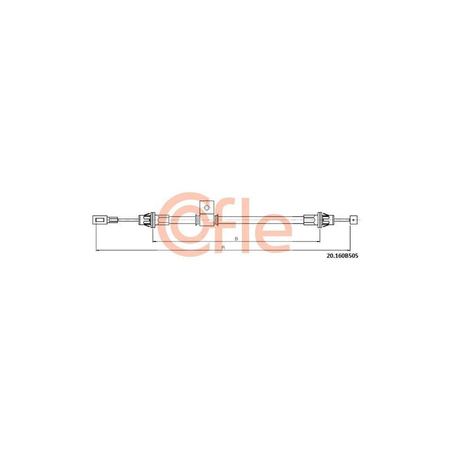 Cofle 20.160B505 Hand Brake Cable