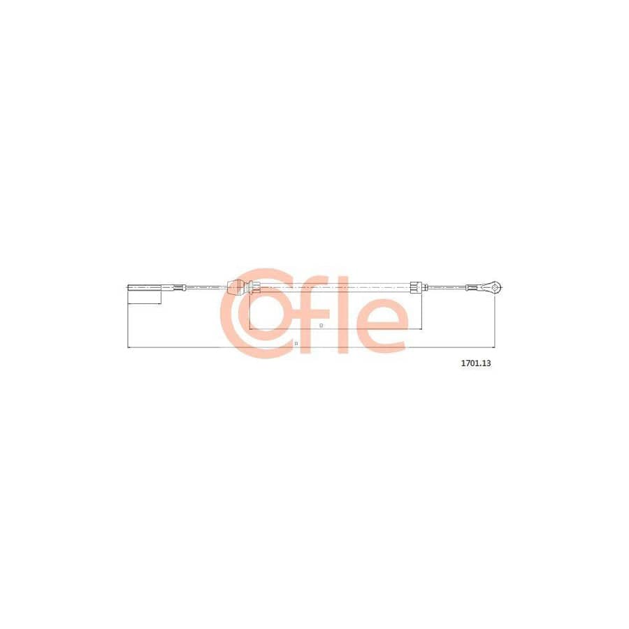 Cofle 17.0113 Hand Brake Cable For Nissan Almera