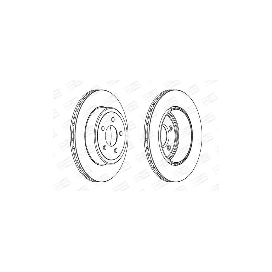 Champion 563034Ch-1 Brake Disc