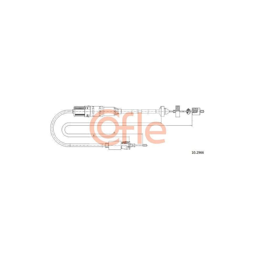 Cofle Bh.Vk018 Brake Hose For Audi A2 (8Z0)