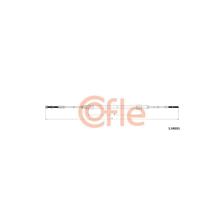 Cofle 1.Vk015 Hand Brake Cable