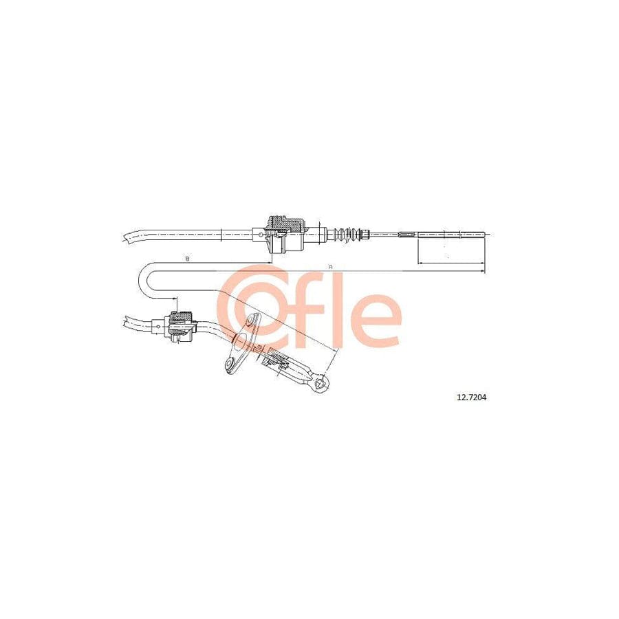 Cofle 12.7204 Clutch Cable