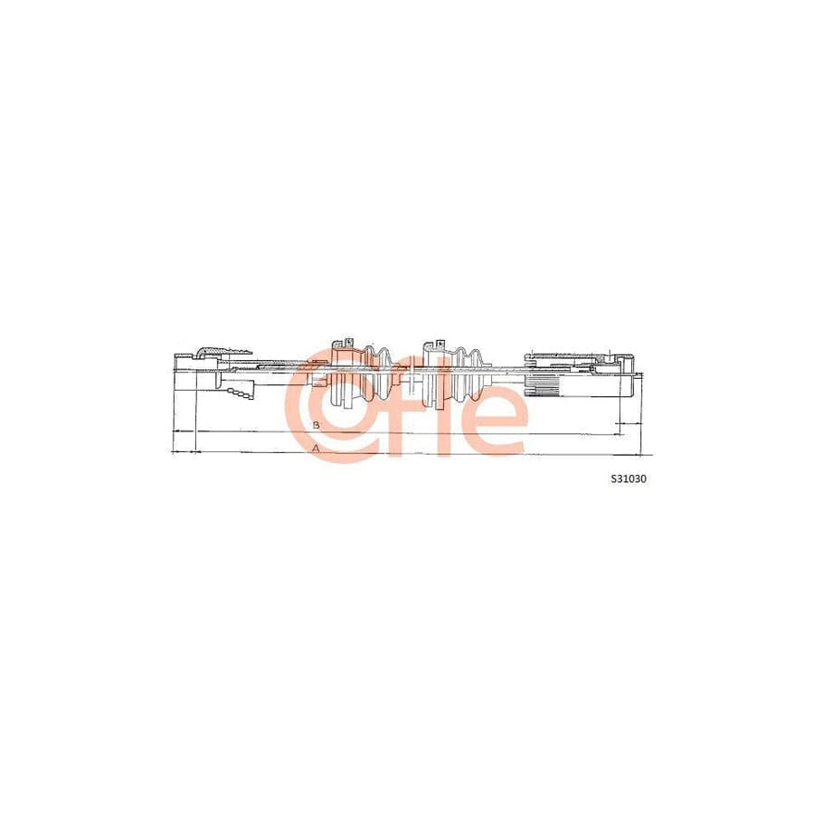 Cofle 92.S31030 Speedometer Cable