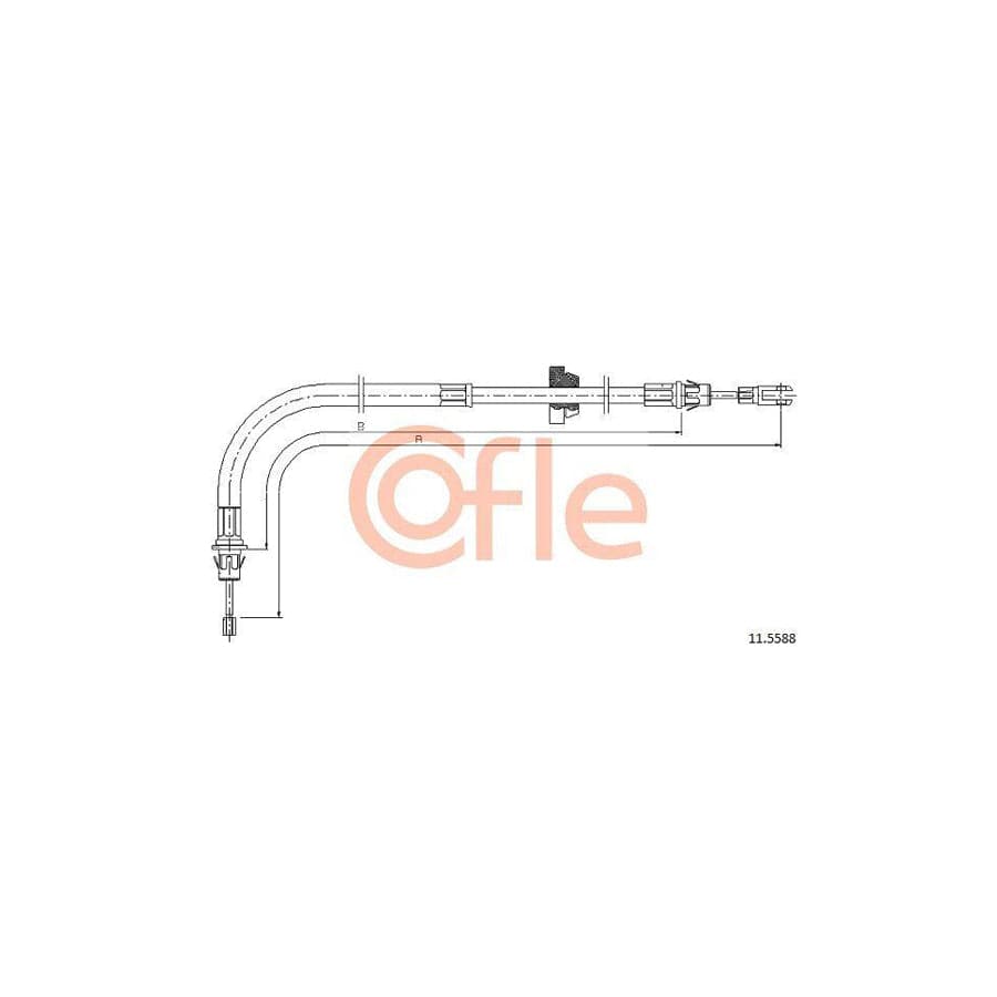 Cofle 11.5588 Hand Brake Cable