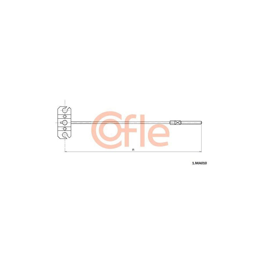 Cofle 1.Ma010 Hand Brake Cable