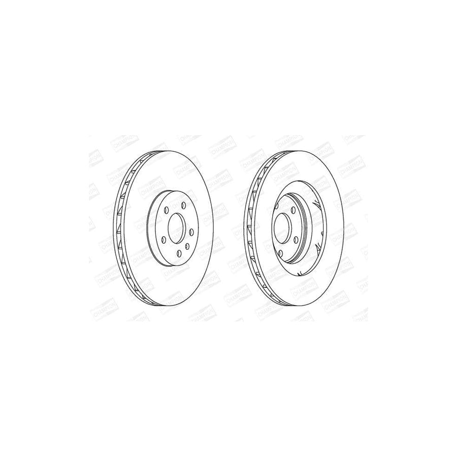 Champion 562888Ch-1 Brake Disc