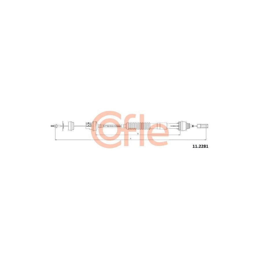 Cofle 11.2281 Clutch Cable