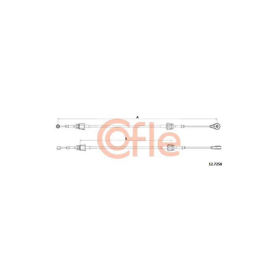 Cofle 12.7258 Cable, Manual Transmission