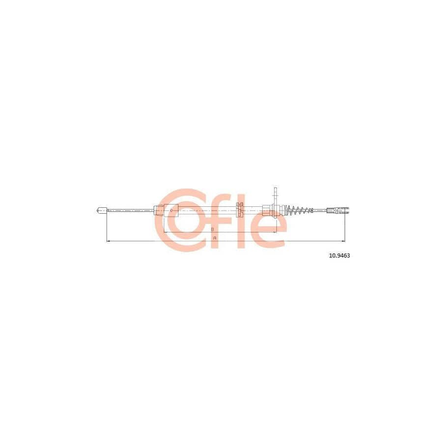 Cofle 10.9463 Hand Brake Cable