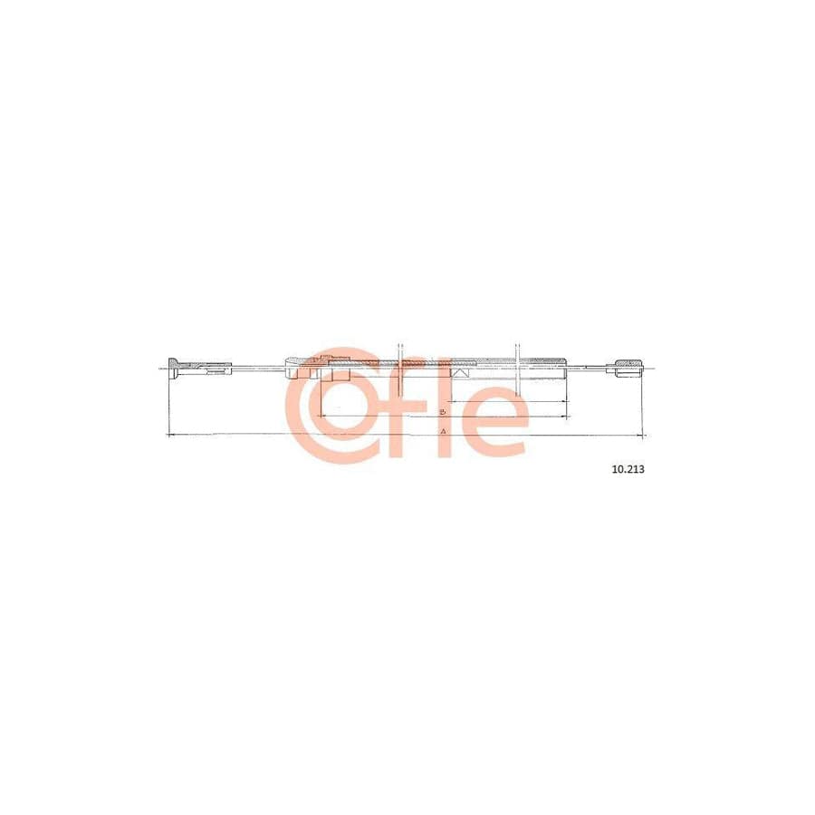 Cofle 10.213 Clutch Cable