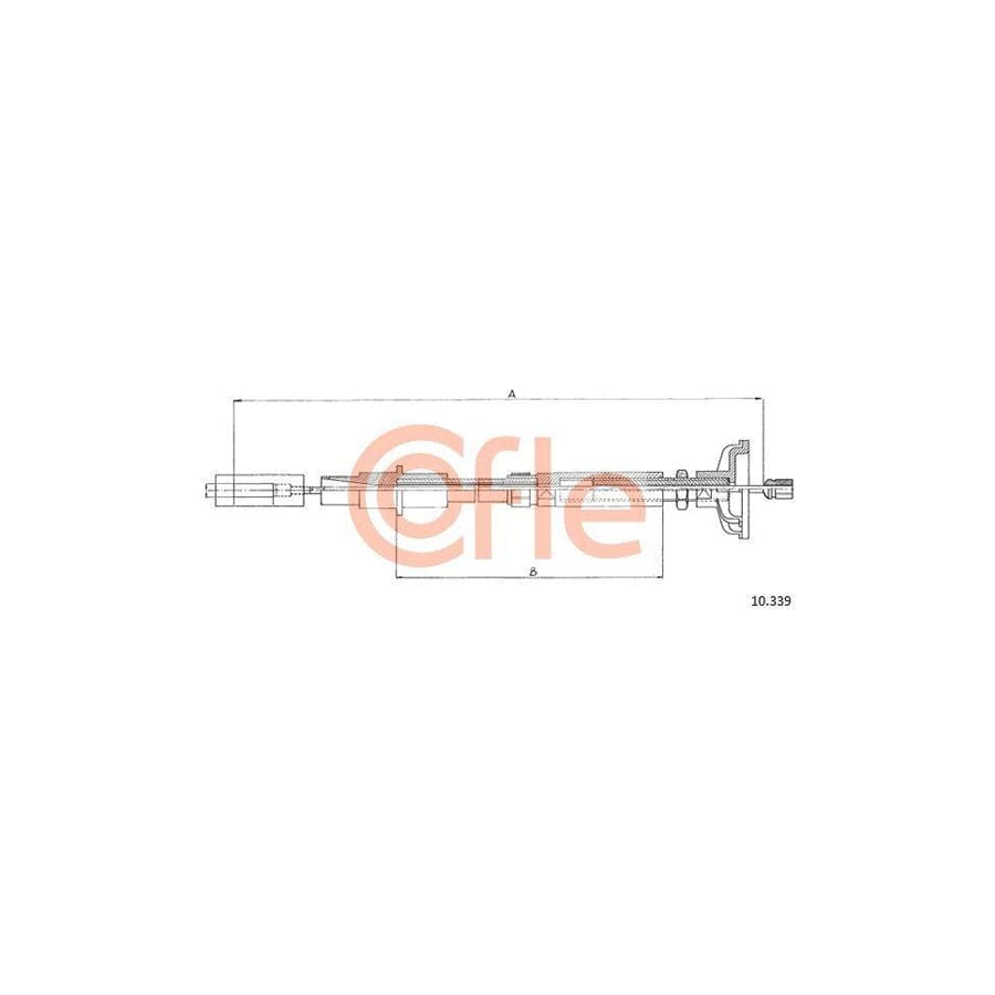 Cofle 10.339 Clutch Cable